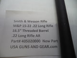 405020000 S&W M&P 15-22 Threaded Barrel 16.5" .22 LR