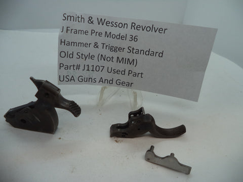 J1107 Smith & Wesson J Frame Pre-Model 36 Trigger & Hammer Standard .38 Special