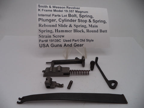 19139C Smith & Wesson Revolver K Frame Model 19 Internal Parts .357 Used