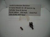1081A S & W K Frame Model 10 Used Cylinder Stop & Spring .38 Special