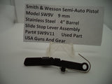 SW9V11 S & W Pistol Model SW9V 9 MM 4" Barrel Slide Stop Lever Assembly Used