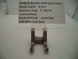 SW9V10 S & W Semi-Auto Pistol Model SW9V 9 MM 4" Barrel Locking Block Used