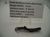 SW981 S & W Pistol Model SW9VE 9 MM Slide Stock Lever Assembly Used Parts