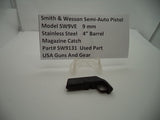 SW9131 S & W Pistol Model SW9VE 9 MM Magazine Catch Used Parts