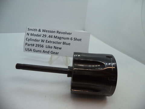 2956 Smith & Wesson N Model 29 Cylinder w/Extractor Non Recessed 44 Mag