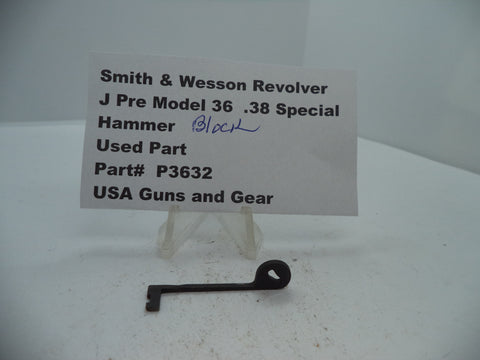 P3632 Smith & Wesson J Pre Model 36 Hammer Block .38 Special Used Part