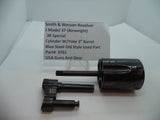 3761 S&W J Model 37 (Airweight) Cylinder Assembly w/Yoke Blue Steel .38 Special