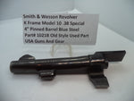 1021B Smith & Wesson K Model 10  Pinned 4" Barrel Blue Steel  .38 Special