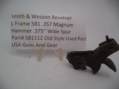 581112 S&W L Frame Model 581 Hammer .375" Wide Spur 357 Magnum