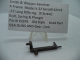 Smith & Wesson K Model K22 Bolt, Spring & Plunger .22 Long Rifle ctg. K2245
