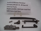 15139A Smith And Wesson K Frame Model 15 Revolver Internal Parts Lot .38 Special