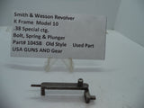 1045B S & W K Size Model 10-7  Bolt, Spring & Plunger .38 Special ctg.