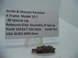10143D S&W K Size Model 10-7 Rebound Slide Assembly & Spring .38 Special ctg