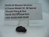 10179B S &W K Frame Model 10  Thumb Piece & Nut Blue Steel .38 Special