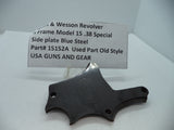15152A S&W K Frame Model 15 Side Plate Blue Steel .38 Special Used Part