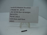 1-43-A S&W J Model  43 .22/.32 Kit Airweight Barrel Pin .22 Long Rifle Used