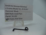 51120 Smith & Wesson J Frame Model 51 Hammer Block .22 M.R.F.