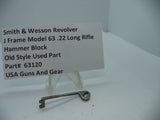 63120 S&W J Frame Model 63 Hammer Block 22 Long Rifle Used Part