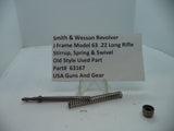 63167 S&W J Frame Model 63 Stirrup, Spring & Swivel .22 Long Rifle Used Part