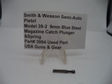 3994 Smith & Wesson Pistol Model 39-2 Magazine Catch Plunger & Spring