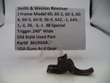 36194ABD S&W J Frame Models 36,60,642,649 .240" Wide Trigger .38 SPL