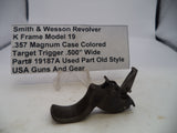 Smith & Wesson K Frame Model 19 Target Trigger .500" Wide .357 Magnum 19187A