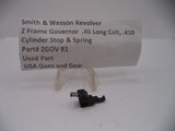 S&W Z Frame Governor Cylinder Stop & Spring .45 Long Colt, .410 ZGOV81