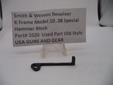 S&W K Frame Model 10 Hammer Block .38 Special 1020