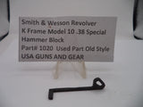 S&W K Frame Model 10 Hammer Block .38 Special 1020