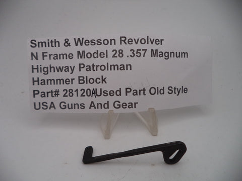 28120A  Smith & Wesson N Frame Model 28 Hwy Patrolman Hammer Block Used