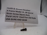 S&W K Frame Model 14 Strain Screw Square Butt  .38 Special 14173