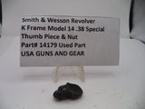 S&W K Frame Model 14 Thumb Piece & Nut .38 Special 14179