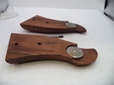 S&W K & L Frame Vintage Wood Grips & Screw Square Butt Only A1