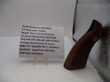 S&W K & L Frame Vintage Wood Grips & Screw Square Butt Only A2