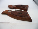 S&W K & L Frame Vintage Wood Grips & Screw Square Butt Only A2