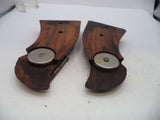 S&W K & L Frame Vintage Wood Grips & Screw Square Butt Only A2