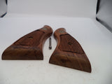 S&W K & L Frame Vintage Wood Grips & Screw Square Butt Only A5