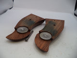 S&W K & L Frame Vintage Wood Grips & Screw Square Butt Only A5