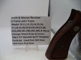 S&W K & L Frame Vintage Wood Grips & Screw Square Butt Only A6