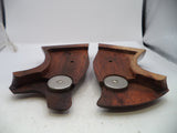 S&W K & L Frame Vintage Wood Grips & Screw Square Butt Only A8