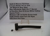 Smith & Wesson K Frame Model 19-3 to 19-6 Rear Adjustable Sight 19162C