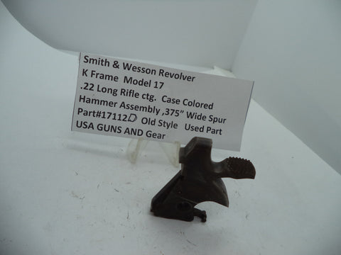 17112D Smith & Wesson K Model 17 Hammer Assembly .375" Wide Spur .22 LR ctg
