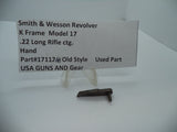17112AB Smith & Wesson K Model 17 Hand Used Part .22 Long Rifle ctg.