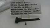 S&W K Model K22 Rear Adjustable Sight .22 Long Rifle ctg. K22160A