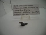1081 S&W K Frame Model 10  Cylinder Stop & Spring .38 Special ctg.