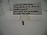 10106 S&W K Frame Model 10  Grip Alignment Pin .38 Special ctg.