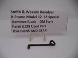 K129 Smith & Wesson K Frame Model 12 Hammer Block  .38 Special