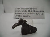 3414 Smith & Wesson J Frame Model 34-1 Hammer .375 Spur .22 Long Rifle Used