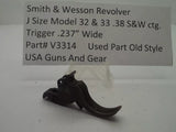 V3314 S&W J Frame Model 32, 33 Trigger .237" Wide .38 S&W ctg. Used