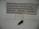 10173 S&W K Frame Model 10 Strain Screw Square Butt Blue  .38 Special ctg.